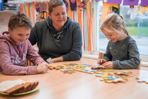BSO puzzel met PP samen spelen