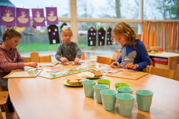 BSO samen puzzelen eet en drink moment