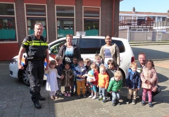 Vlindertuin-thema verkeer